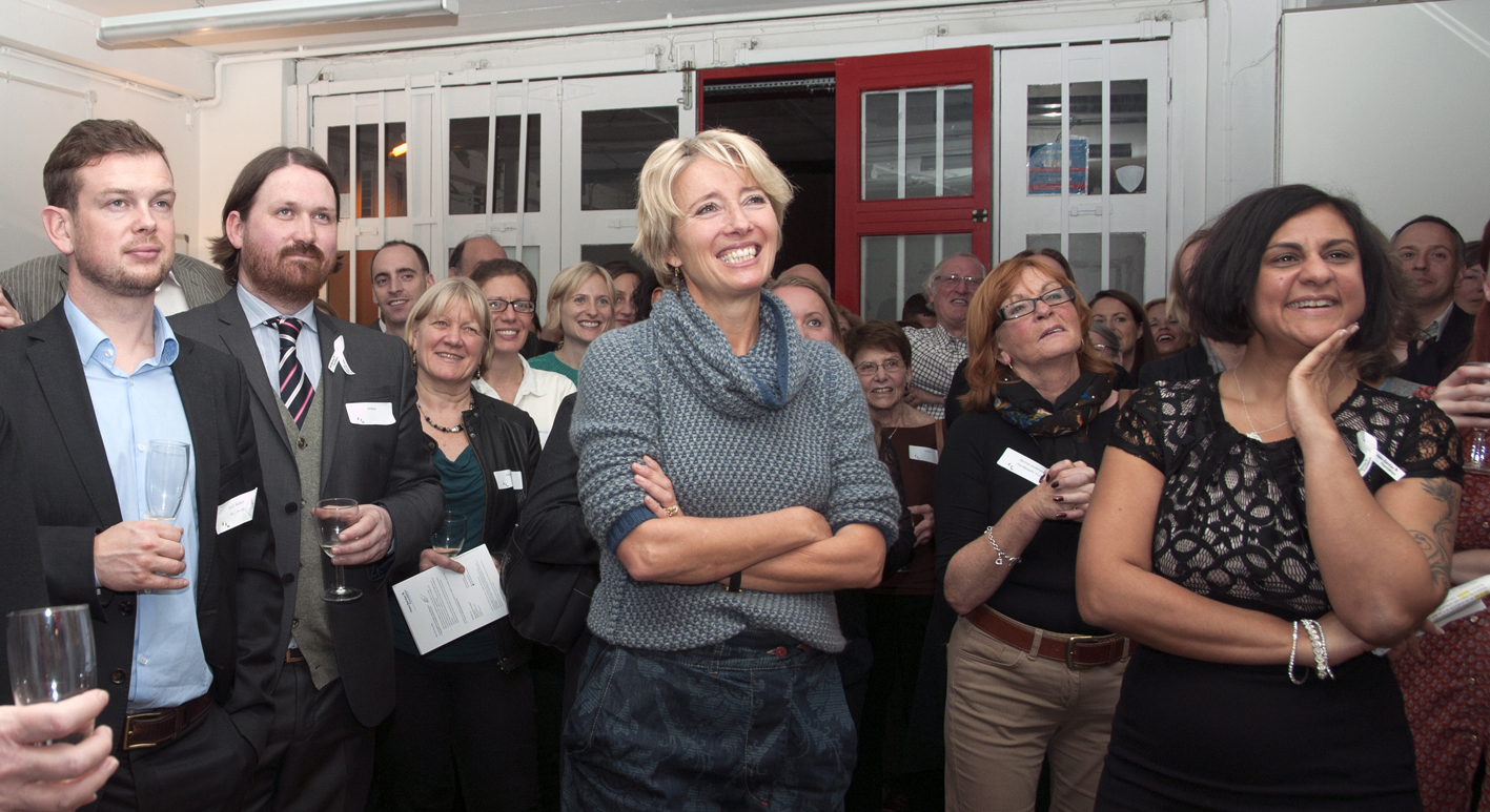 Emma Thompson at the Helen Bamber Foundation