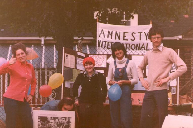 Helen Bamber during her Amnesty days